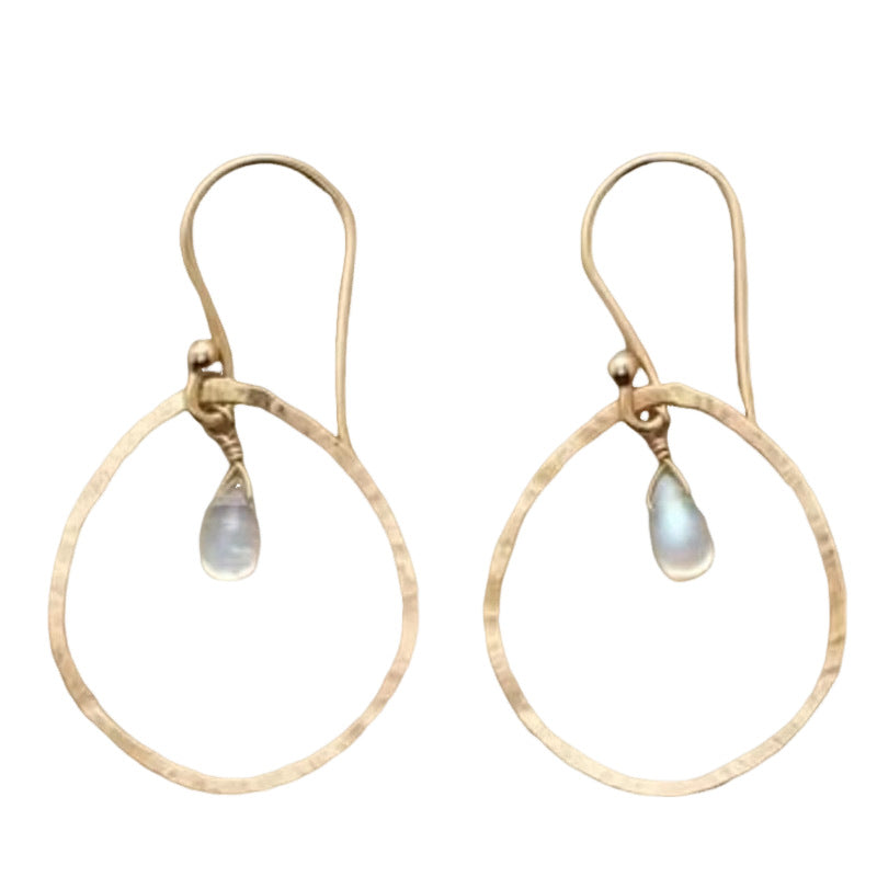 Oro Orecchino stupendo per uso quotidiano