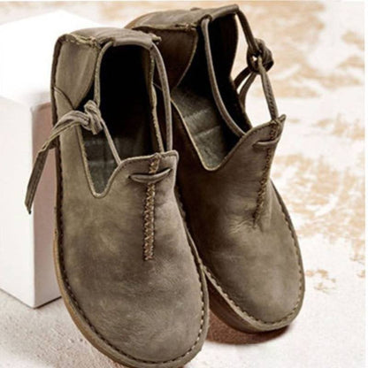 ER | Mocassini casual vintage con lacci