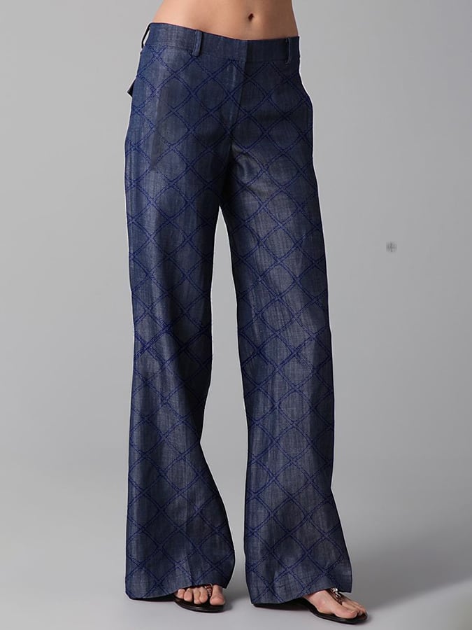 Women's Retro Geometric Print Pocket Casual Pants