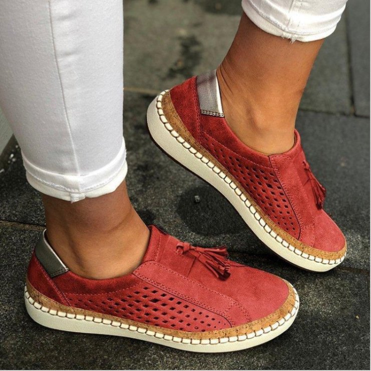ER | Sneakers slip-on con dettaglio in nappa