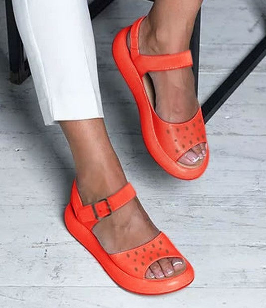 ER | Sandali aperti con cinturino regolabile