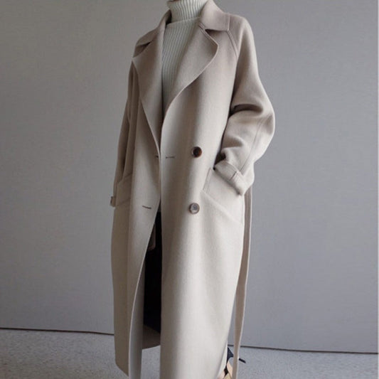 LP | Cappotto di lana lungo da donna