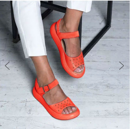 ER | Sandali aperti con cinturino regolabile