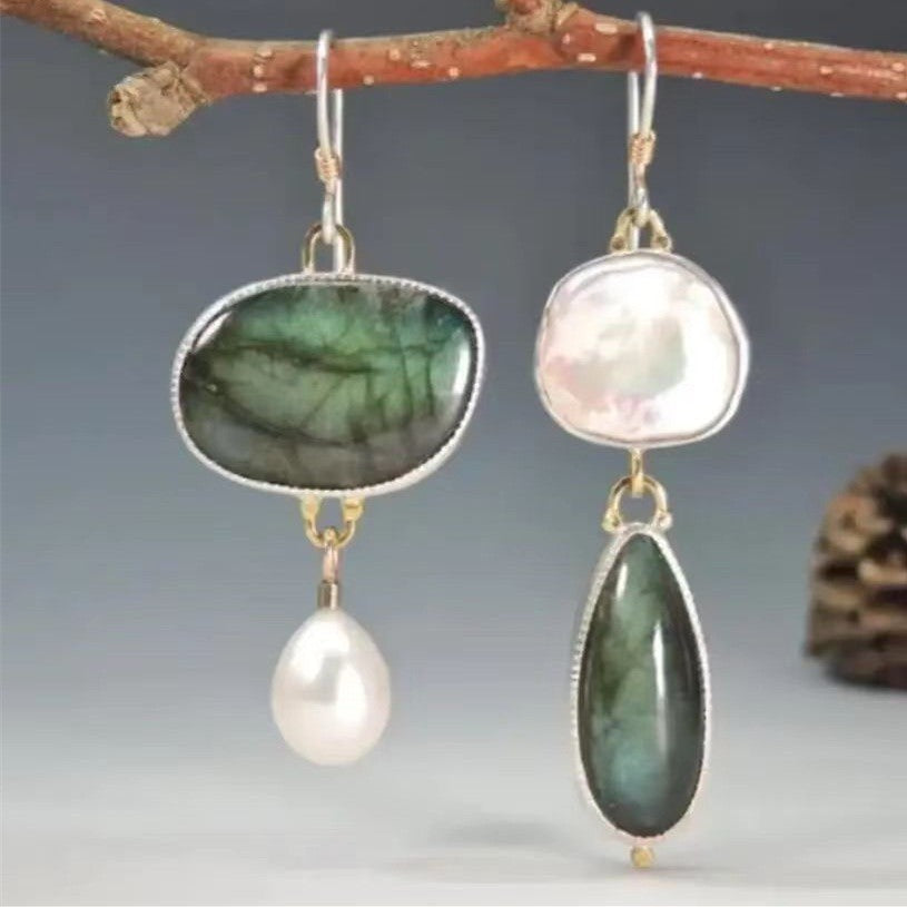 Perla Orecchino artigianale delicato