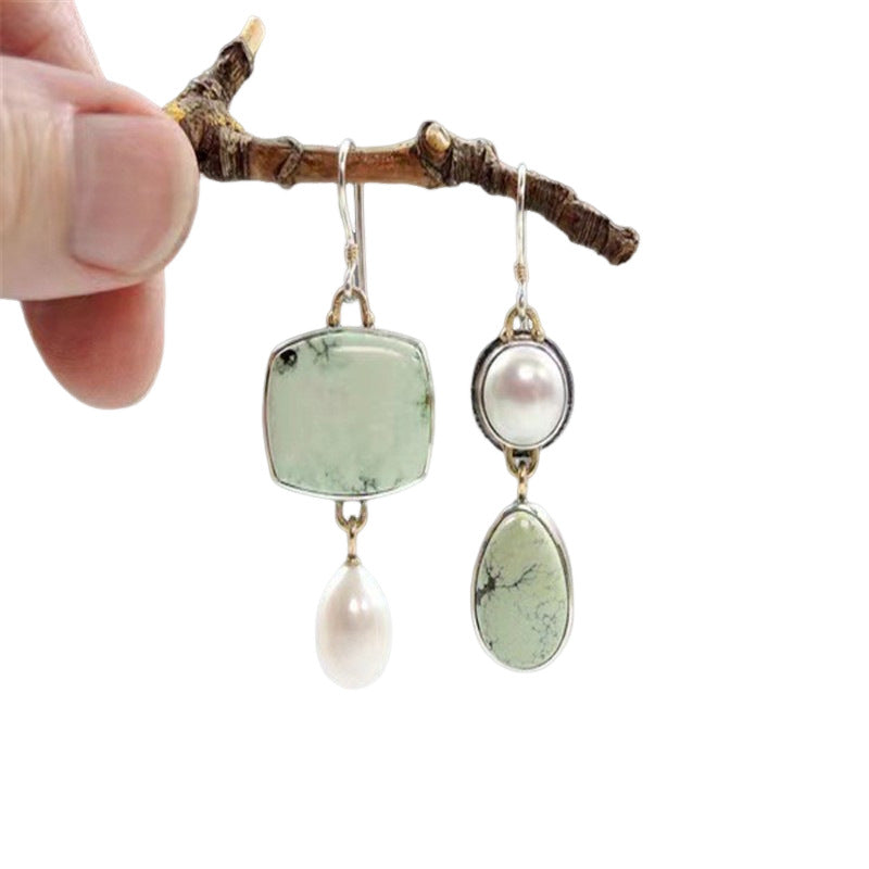 Perla Orecchino artigianale delicato