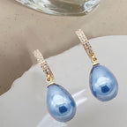 Perla Orecchino artigianale delicato