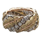 Oro Anello bellissimo con stile unico