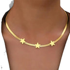 Oro Collana bellissimo con stile unico