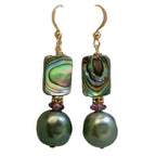 Perla Orecchino vintage fatto a mano