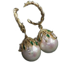 Perla Orecchino artigianale delicato