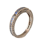 Oro Anello vintage fatto a mano