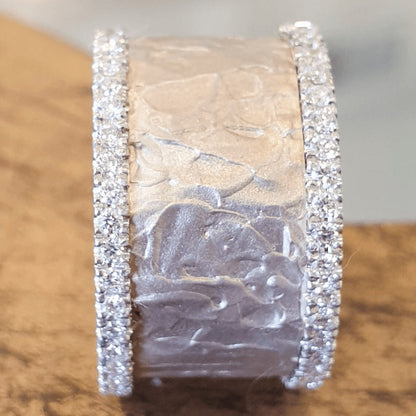 Argento Anello stupendo per uso quotidiano