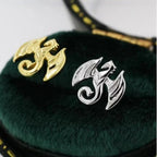 Oro Orecchino artigianale delicato