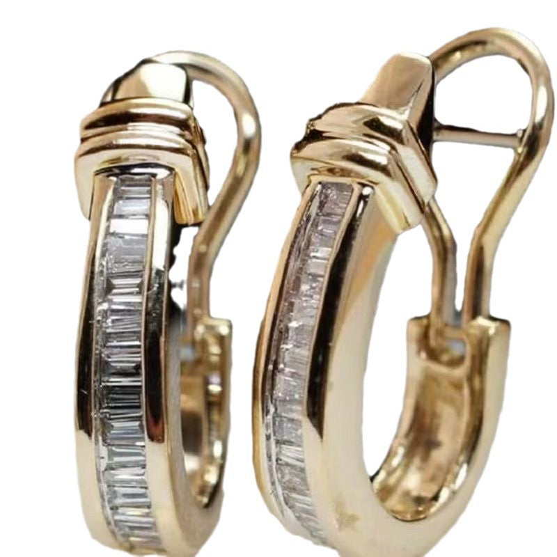 Oro Orecchino vintage fatto a mano