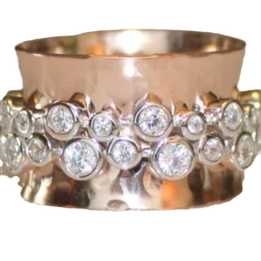 Oro Anello stupendo per uso quotidiano