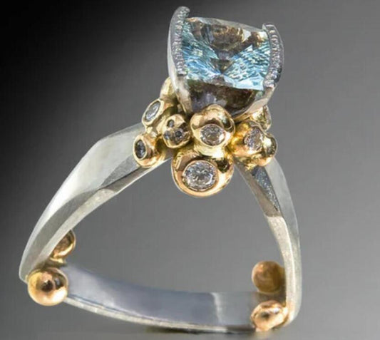 Oro Anello vintage fatto a mano