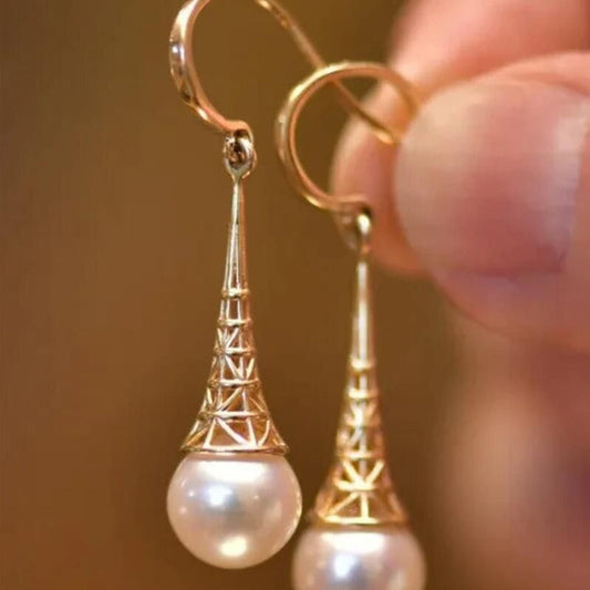 Perla Orecchino bellissimo con stile unico