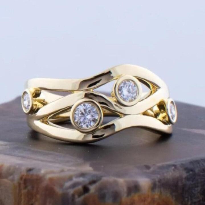 Anello artigianale delicato