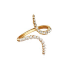 Oro Anello vintage fatto a mano