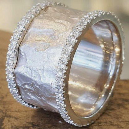 Argento Anello stupendo per uso quotidiano