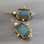 Orecchino vintage fatto a mano