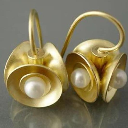 Perla Orecchino vintage fatto a mano