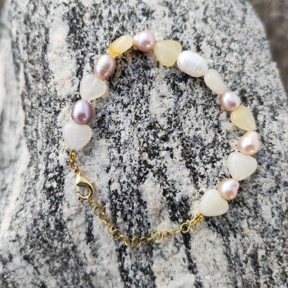 Perla Bracciale vintage fatto a mano