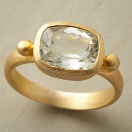 Oro Anello vintage fatto a mano