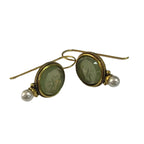 Perla Orecchino vintage fatto a mano