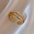 Anello artigianale delicato