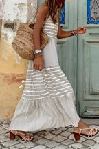 ER | Lavigne - Maxi abito beige