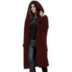 LP | Cappotto lungo da donna in maglia